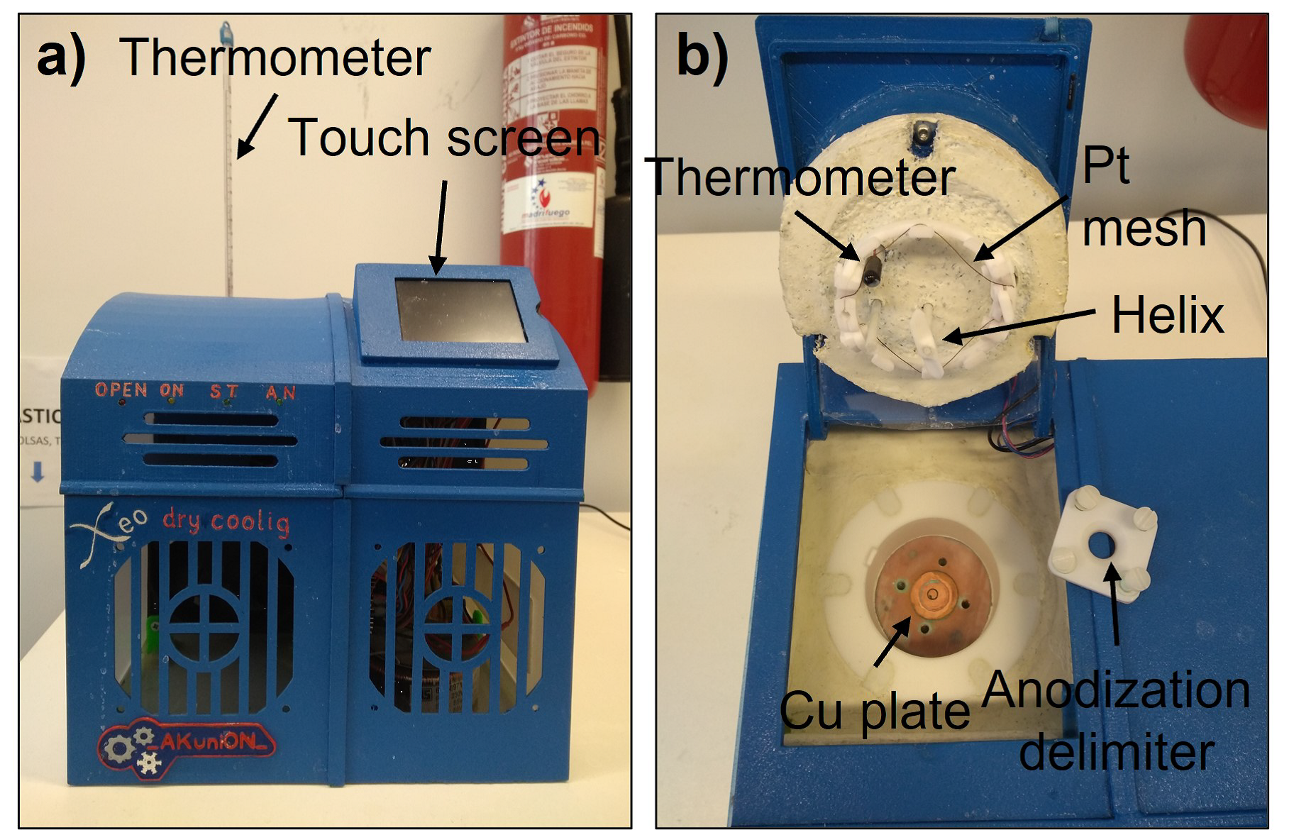 House-developed setup for Aluminon anodization (AKuniON)