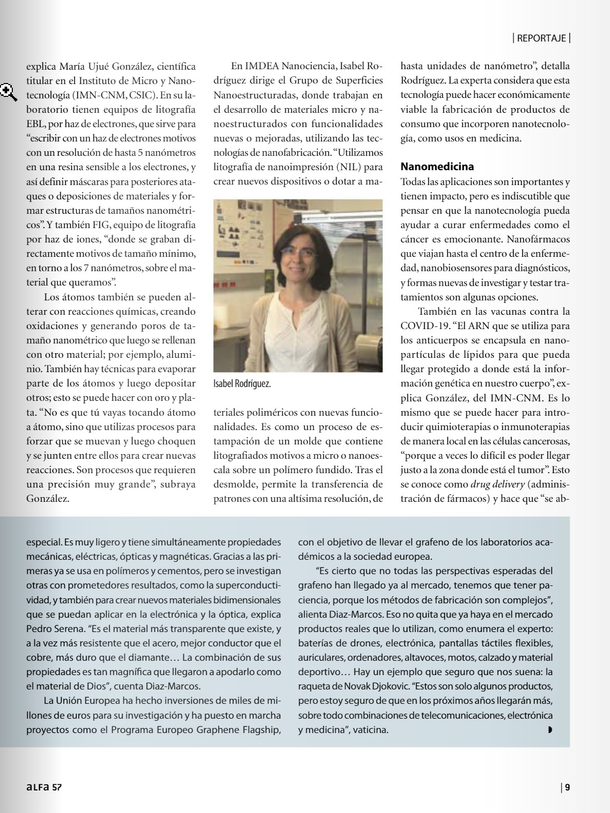 2024.04.08 isabel rodriguez revista alfa CSN