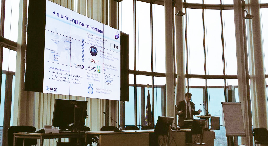 2019 El proyecto ByAxon en el seminario FET de la Comisión Europea en Bruselas